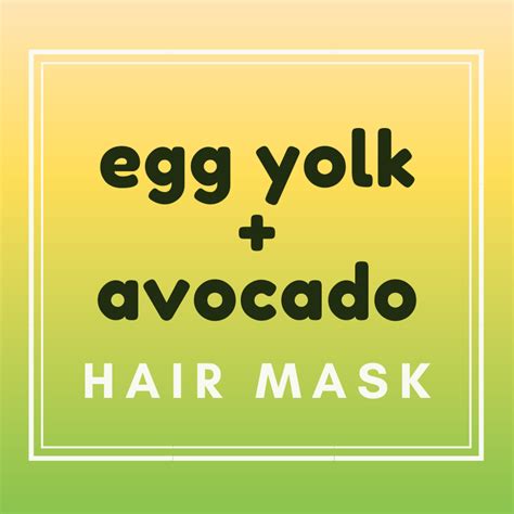 Avocado and Egg Yolk Hair Mask for Growth and Conditioning - Bellatory