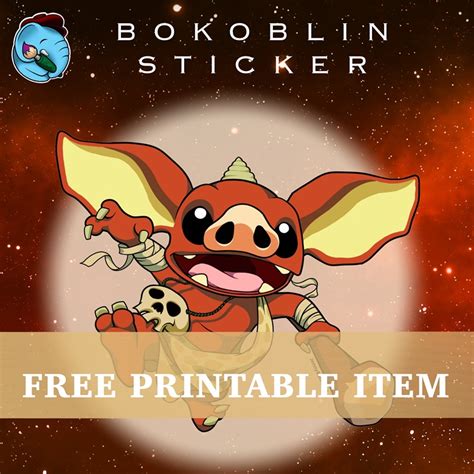 Bokoblin printable Sticker - JennyBunte.Art's Ko-fi Shop - Ko-fi ️ ...