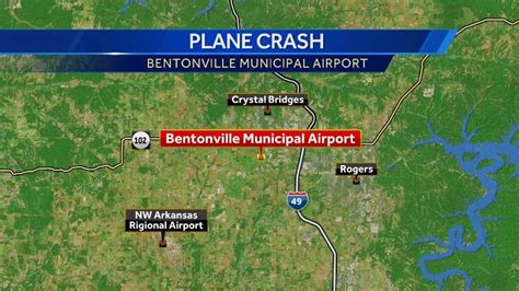 PHOTOS: Plane crash at Bentonville Municipal Airport