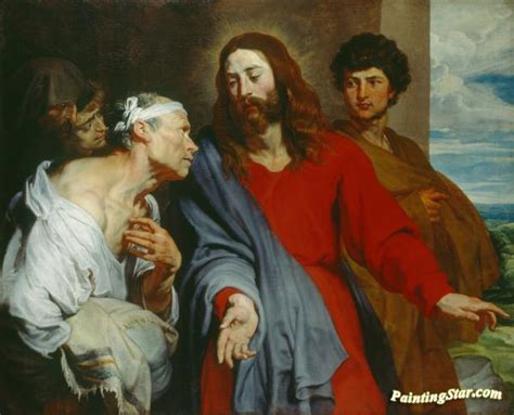 Christ Healing The Paralytic Artwork By Anthony Van Dyck Oil Painting & Art Prints On Canvas For ...