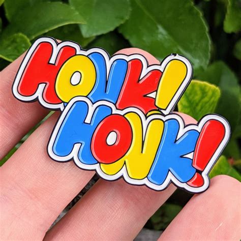 Honk Honk Enamel Pin – Milky Tomato