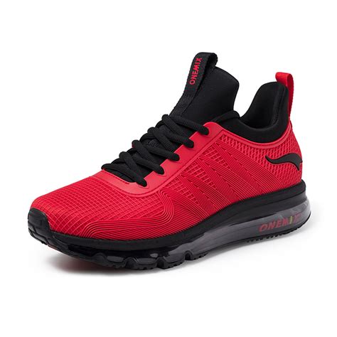 Novelty Red Cushioning Sneakers ONEMIX Tuesday Men's Running Shoes