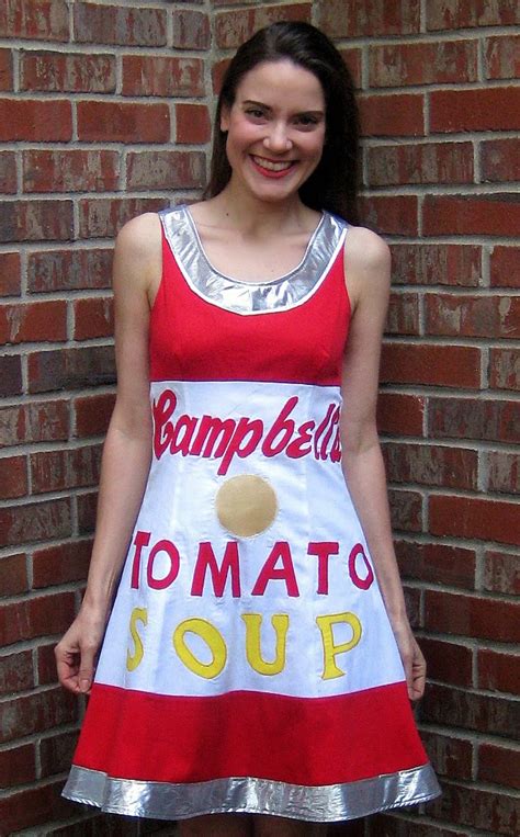 Cassie Stephens: DIY: Campbell's Soup Dress after Andy Warhol