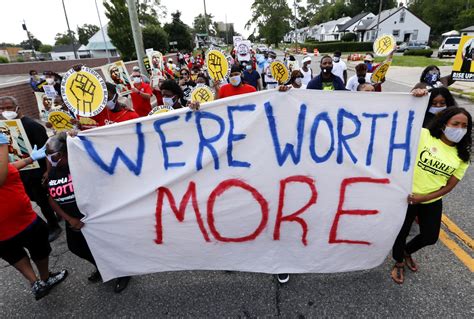 Workers protest racial inequality on day of national strike | MPR News