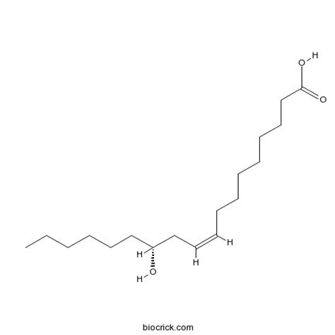 Ricinoleic acid | CAS:141-22-0 | High Purity | Manufacturer BioCrick