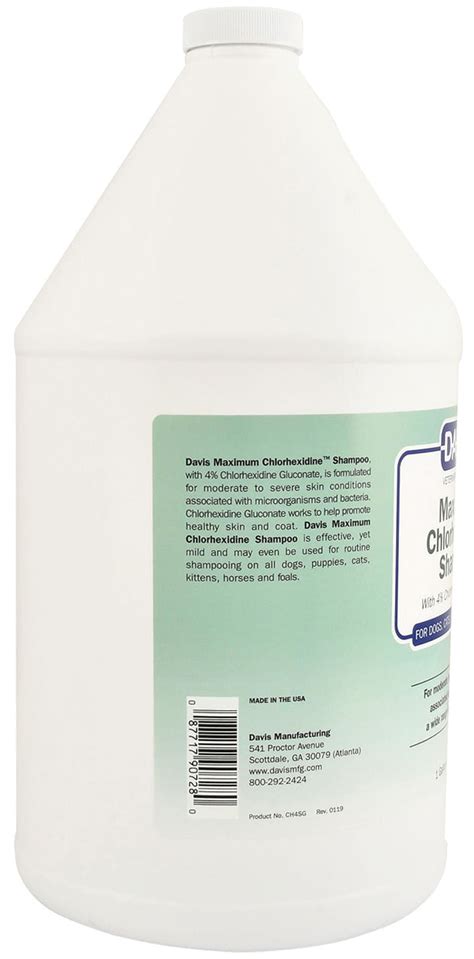 Davis Maximum (4%) Chlorhexidine Shampoo - Jeffers