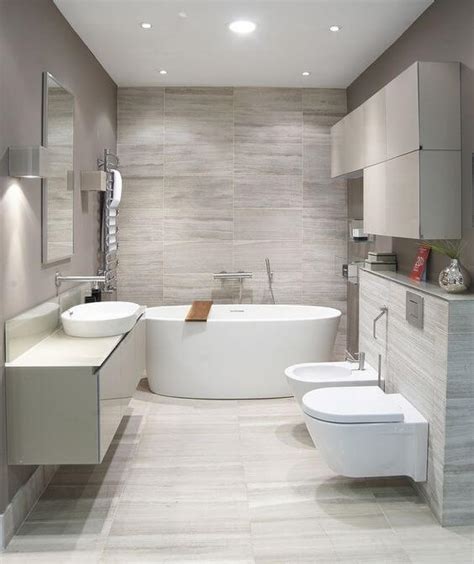 Beautiful Modern Bathroom Designs With With Soft and Neutral Color ...