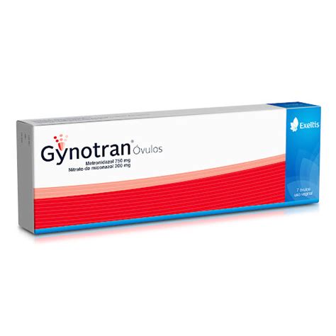 Gynotran Metronidazol + Miconazol 750mg/200mg Exeltis Caja x 7 Óvulos