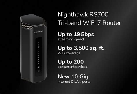 Introducing the Nighthawk RS700S Tri-band WiFi 7 Router - NETGEAR Blog