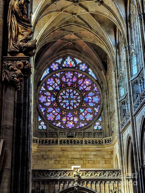 Stained Glass in St. Vitus Cathedral Photograph by Kaitlyn Somazze - Fine Art America