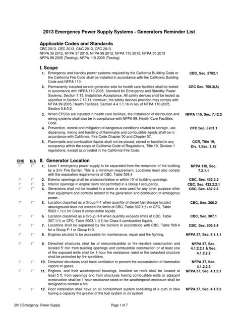 2013 Emergency Power Supply Systems | PDF | Fire Sprinkler System ...