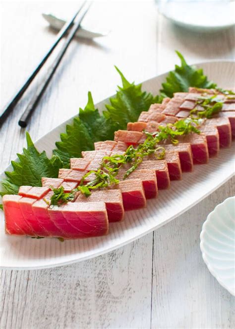 Marinated Sashimi Tuna | Recipe | Sashimi recipe, Tuna sashimi, Sashimi