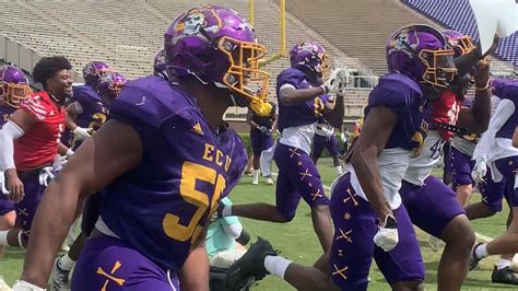 East Carolina football holds first spring scrimmage