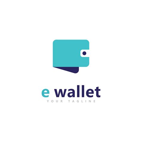 E wallet logo design vector design template 4983677 Vector Art at Vecteezy