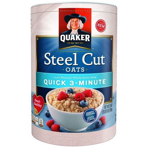 Quaker Steel Cut Oats, Quick 3-Minute