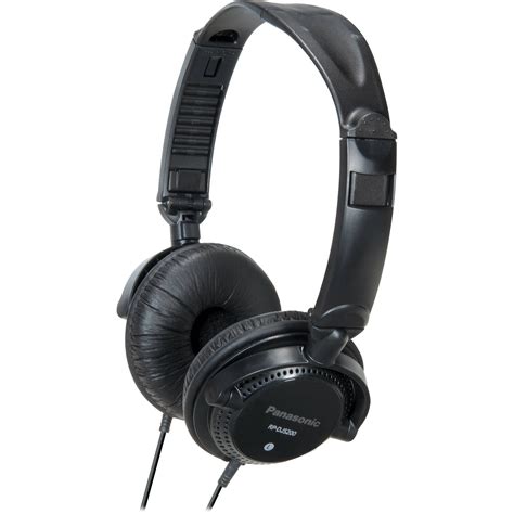 Panasonic RP-DJS200 DJ-Style Headphones (Black) RP-DJS200-K B&H