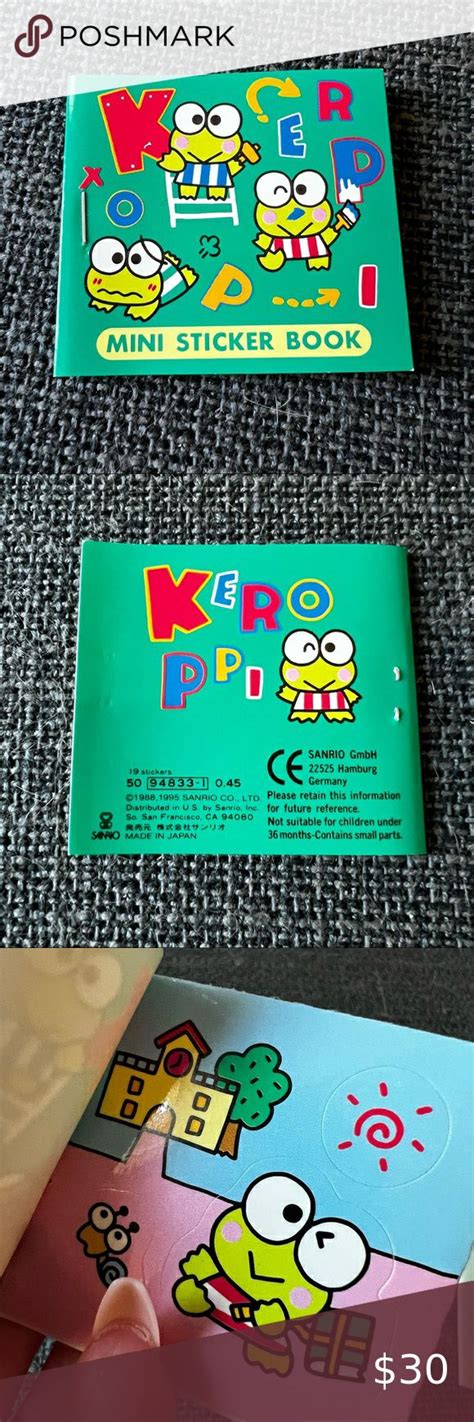 Sanrio Keroppi Mini Sticker Book Anime Cat, Kawaii Anime, Little Twin ...