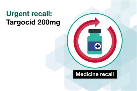 Patients urged to check packs of Targocid 200mg after two batches found to be contaminated - GOV.UK