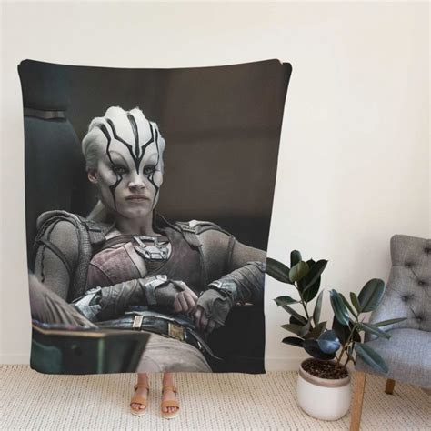 Star Trek Beyond Movie Jaylah Sofia Boutella Fleece Blanket