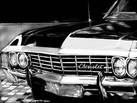 Supernatural Car Wallpaper Hd Resolution ~ Desktop Wallpaper Box | Impala 67, Super carros e ...