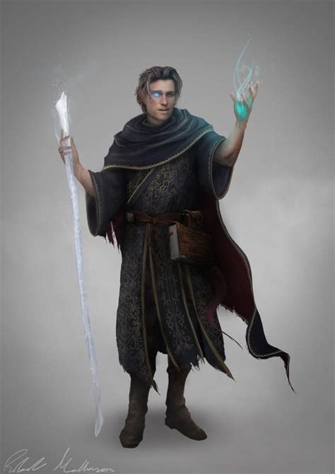 [Art][5E] My first DnD Character, Human Wizard named Lloyd. : DnD | Dnd ...