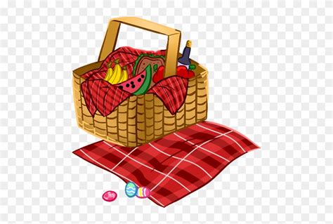 Picnic Basket Cartoon Images - Basket Picnic Clipart Clip Cartoon Vector Graphics Animated Clker ...