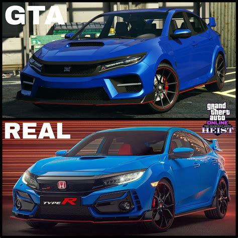 Difference Between Dinka Sugoi & Honda Civic Type R FK8 (2017) : r/gtaonline