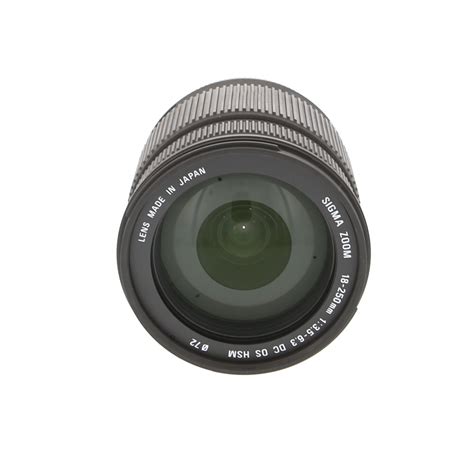 Sigma 18-250mm f/3.5-6.3 DC OS HSM Macro AF Lens for Nikon APS-C DSLR {72} at KEH Camera