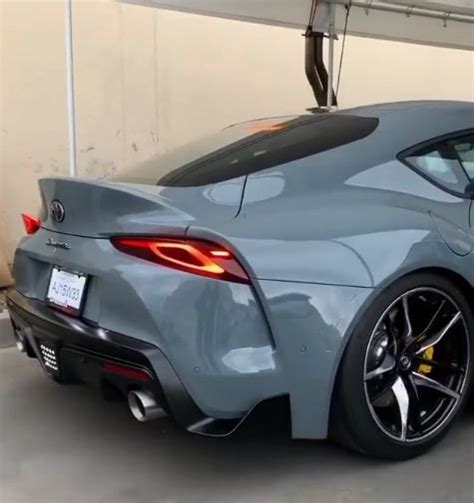 Nardo Grey 2020 Toyota Supra Looks Understated, So Glossy - autoevolution