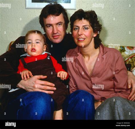 Larry Lamb with his wife and son February 1981 Stock Photo - Alamy