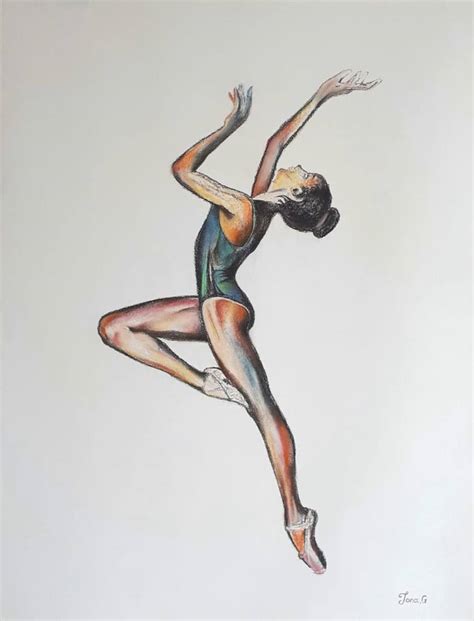 Dancing Girl Drawing by Jona G | Saatchi Art