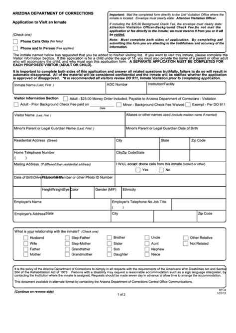 Elder Church Visitation Form Printable - Printable Forms Free Online