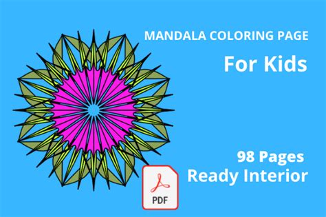 41 Kids Mandala Coloring Pages Designs & Graphics