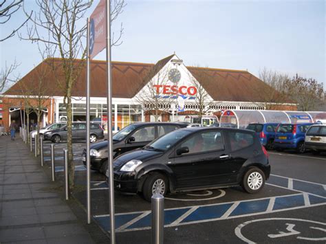 Tesco store and car park, Clevedon © Robin Stott :: Geograph Britain and Ireland