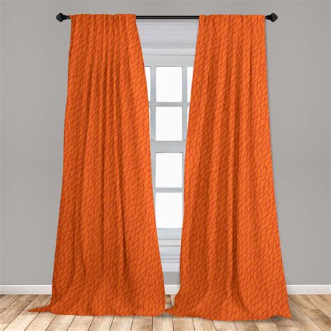 Burnt Orange Living Room Curtains | Baci Living Room