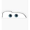 Buy Lightning McQueen Eyes - Sticker Graphic - Auto, Wall, Laptop, Cell ...