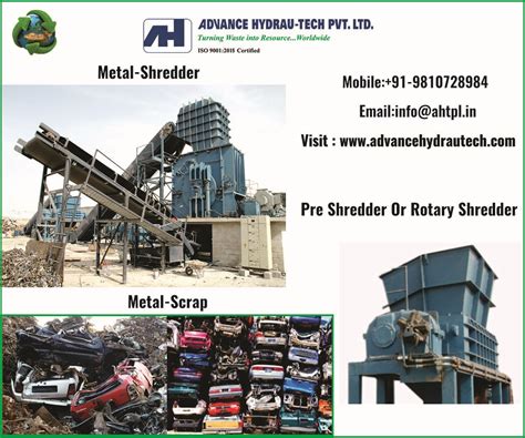 Metal Shredder for Shredding Metal Scrap | www.advancehydrau… | Flickr