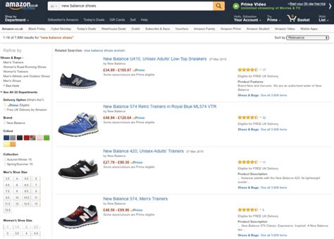 Screenshot of the results from a query on amazon.co.uk | Download ...