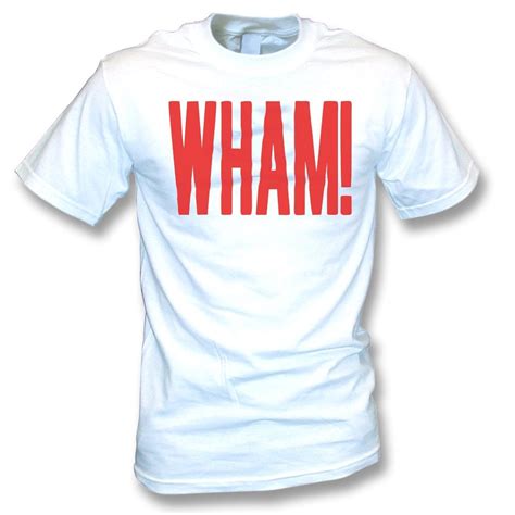 Wham! (As Worn By George Michael & Andrew Ridgeley, Wham!) T-Shirt - Mens from TShirtGrill UK