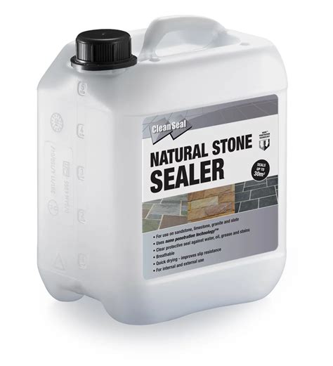 Clean Seal Natural Stone Sealer 5000 ml | Departments | DIY at B&Q