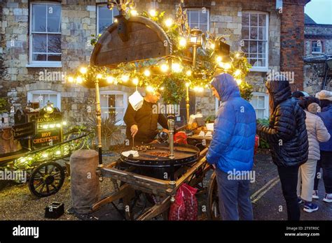 Winchester Christmas Market November to December 2023, Hampshire, England, UK, an annual festive ...