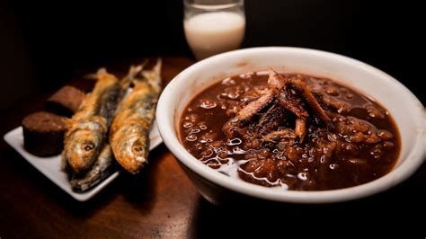 Champorado With Tuyo: A Filipino Chocolate Porridge With Dried Fish