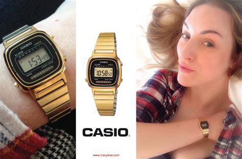 Casio Gold Tone Digital Ladies Chronograph Watch