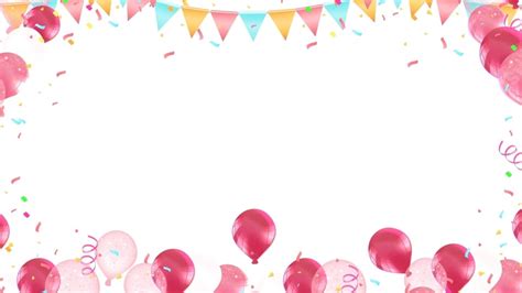 Light Small Flag Marketing Colorful Pink Happy Birthday Powerpoint Background For Free Download ...