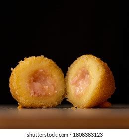 Coxinha Cheese Ball Snacks On Color Stock Photo 1808383123 | Shutterstock