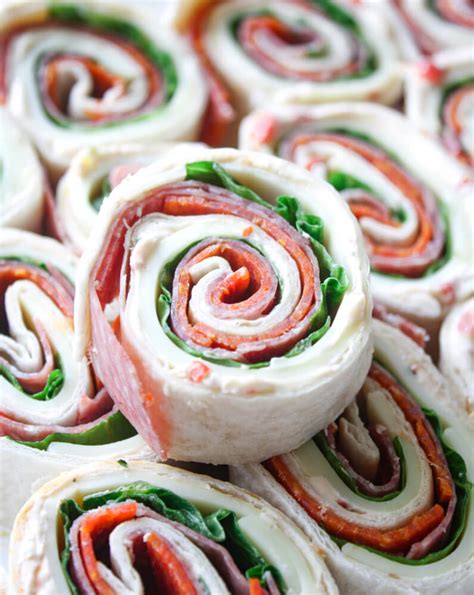 Italian Pinwheel Sandwiches - Daily Appetite