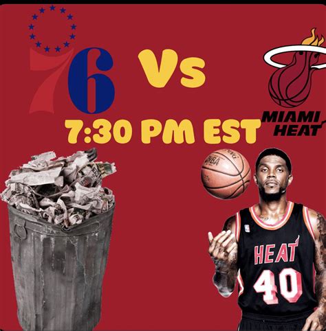 76ers vs Heat at 7:30PM EST! Watch on Fox Sports Sun. 🗑vs 🔥 : r/heat