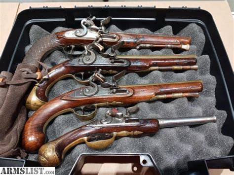 ARMSLIST - For Sale: Late 1700s English Flintlock Pistols