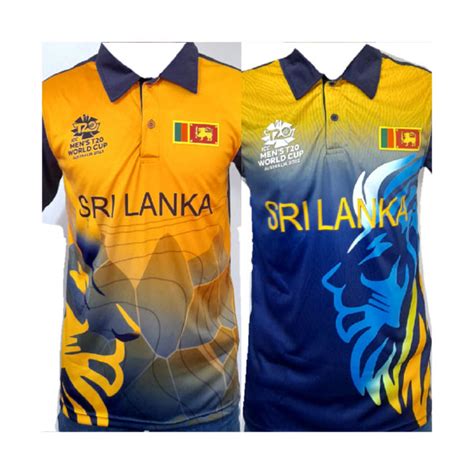 Sri Lanka Cricket Jersey (short sleeve) - T20 Cricket World Cup 2022 ...