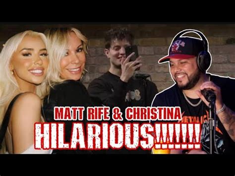 HILARIOUS! | Matt Rife MILF and Cookies with Christina Reeder | NEW ...